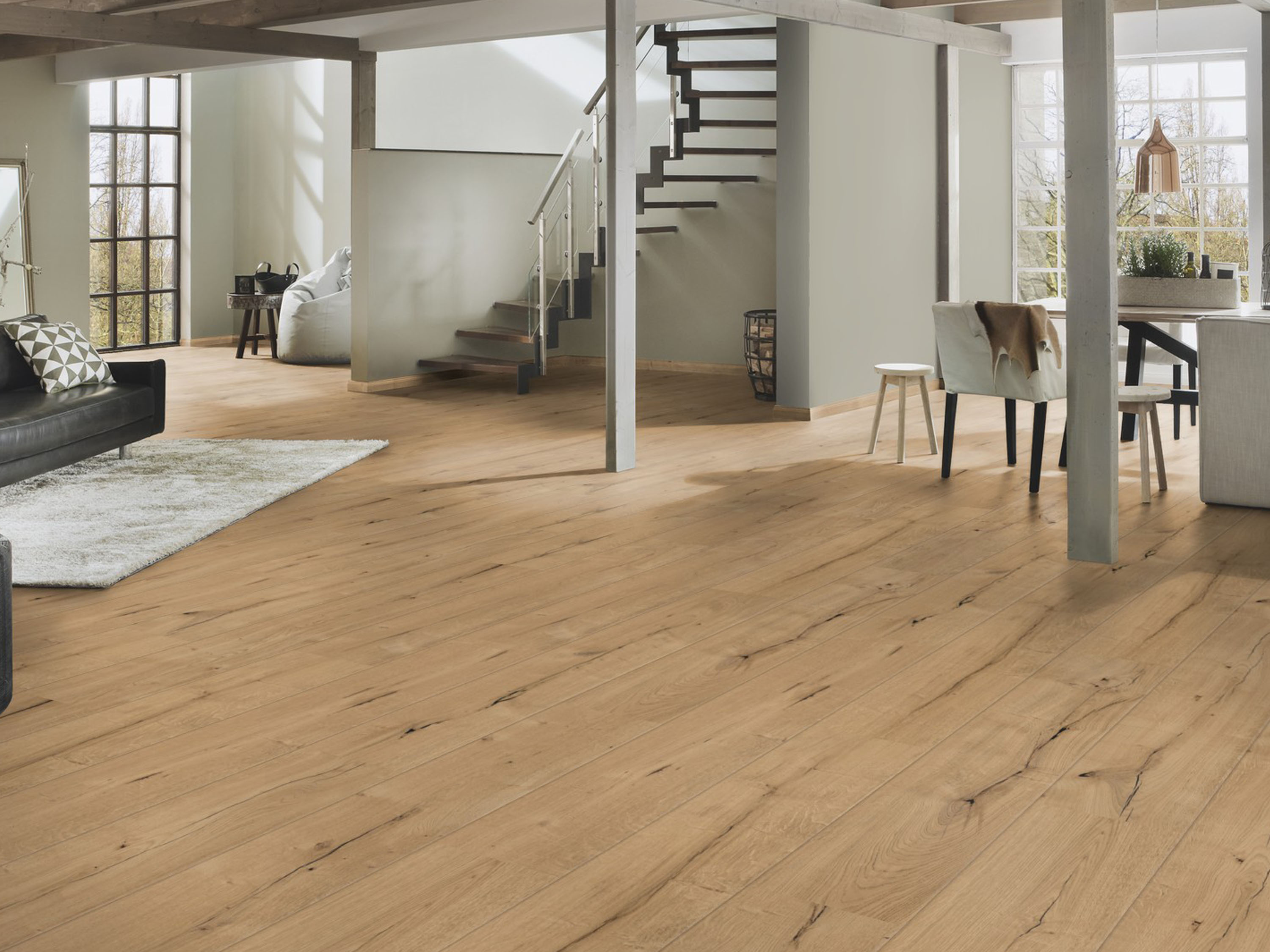 Furnierparkett Oak Bradford O273 Organic Veneer Parquet mit MO.RE! von KronoOriginal® Furnierparkett Oak Bradford O273 Organic Veneer Parquet mit MO.RE! von KronoOriginal®