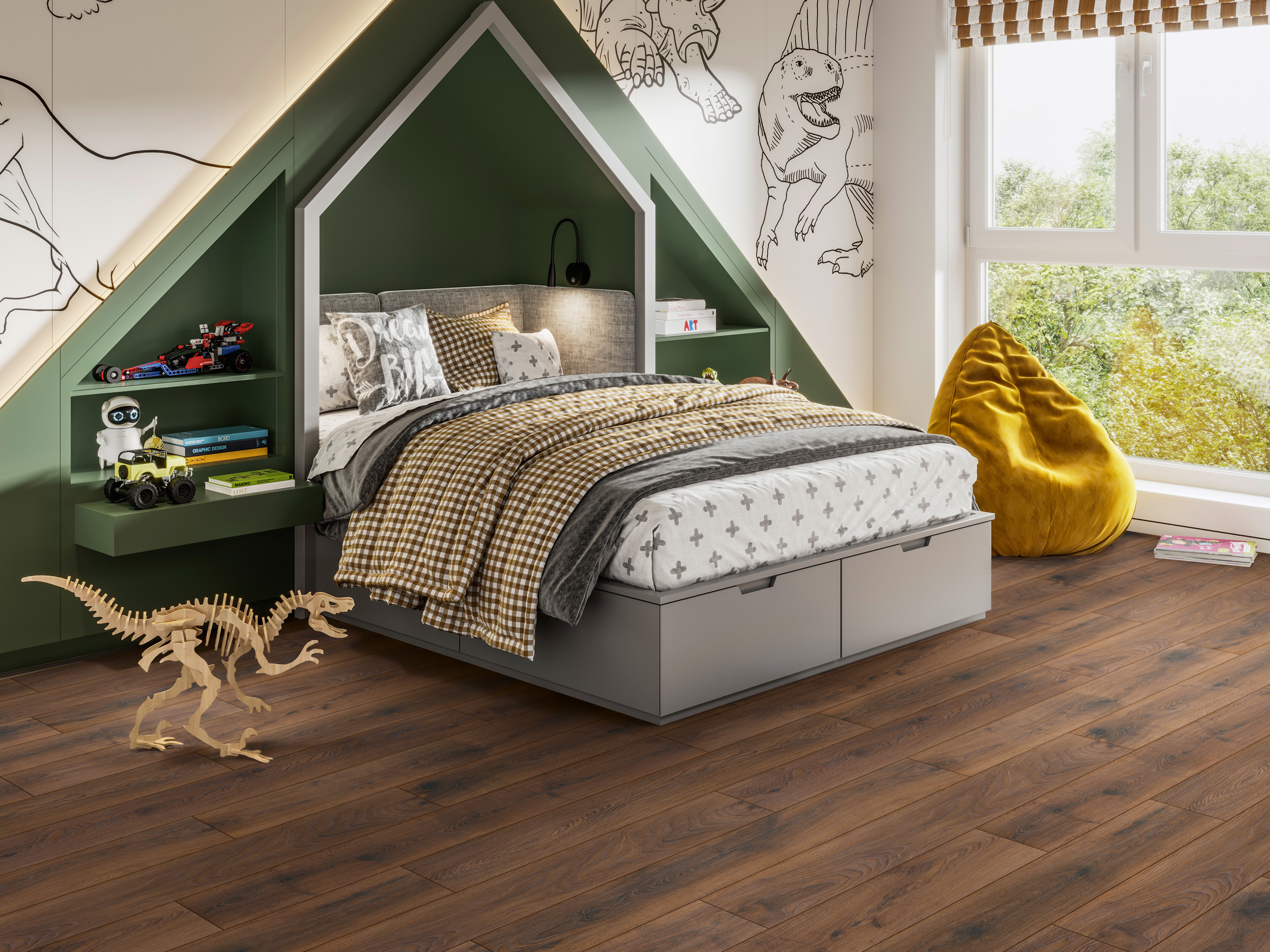 Bourbon Hills Oak K489 Organic Clever 6 mm mit O.R.C.A Technologie KronoOriginal® Bourbon Hills Oak K489 Organic Clever 6 mm mit O.R.C.A Technologie KronoOriginal®