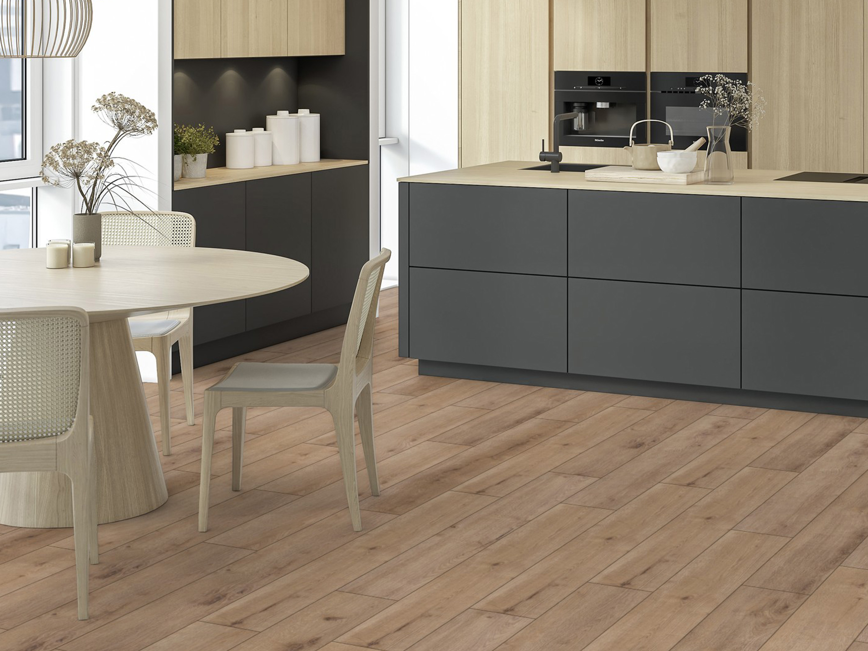 Flax River Oak K502 Organic Flex 7 mm mit O.R.C.A Technologie und integr. Trittschalldämmung KronoOriginal® Flax River Oak K502 Organic Flex 7 mm mit O.R.C.A Technologie und integr. Trittschalldämmung KronoOriginal®
