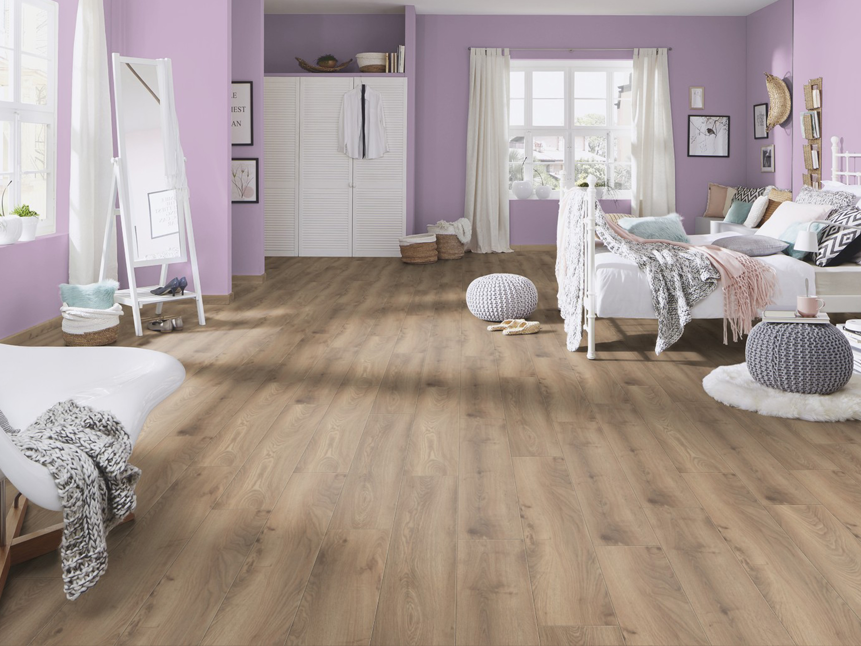 Laminatboden KronoOriginal® Atlantic 12 - Haybridge Oak K285 - 12 mm - MO.RE! Moisture resistant Laminatboden KronoOriginal® Atlantic 12 - Haybridge Oak K285 - 12 mm - MO.RE! Moisture resistant