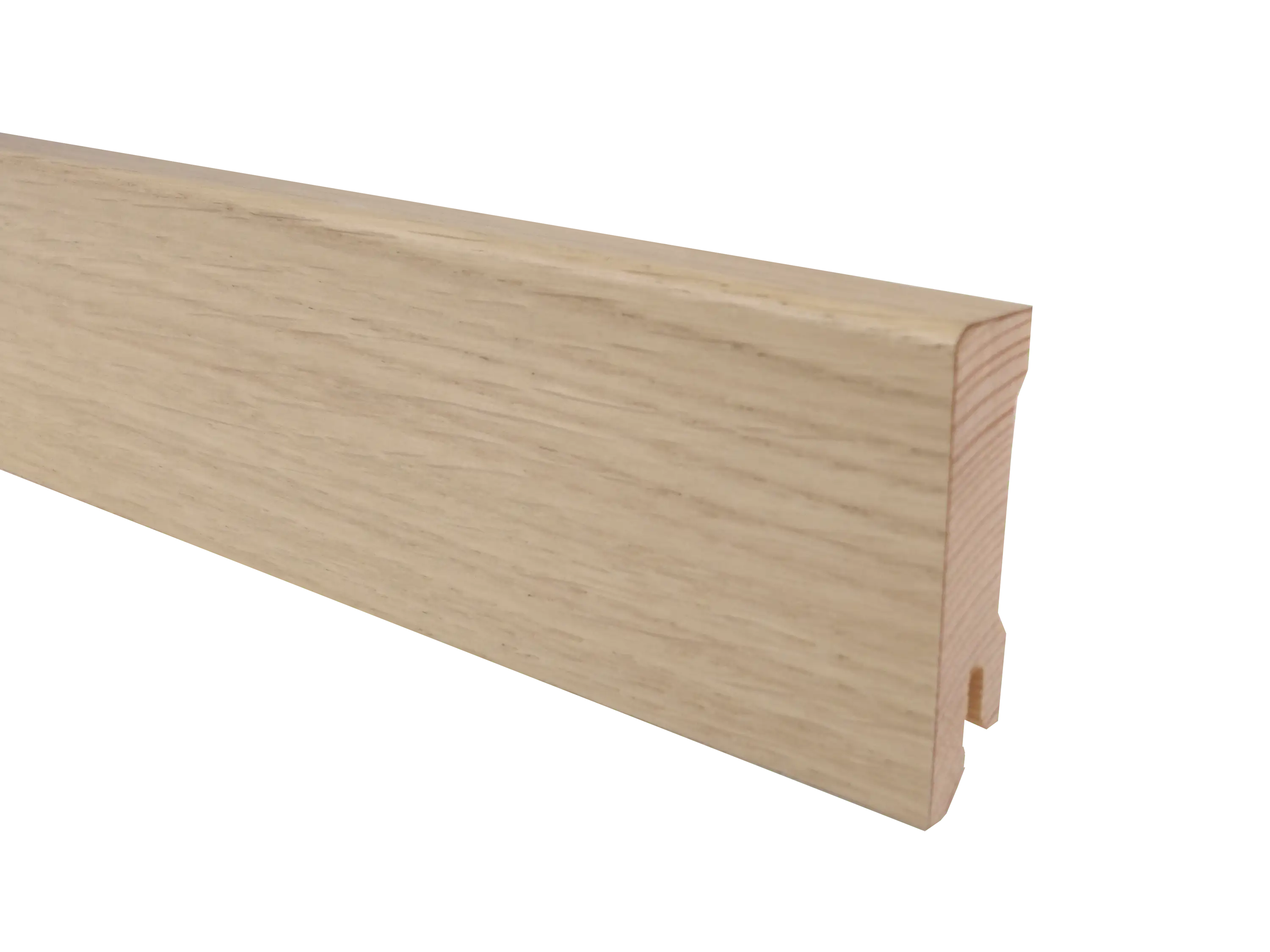 Parkettleiste Eiche Rustikal RUBIO R920 CRUDO, Holz Sockelleiste, furniert, Format: 16 x 58 mm, geölt