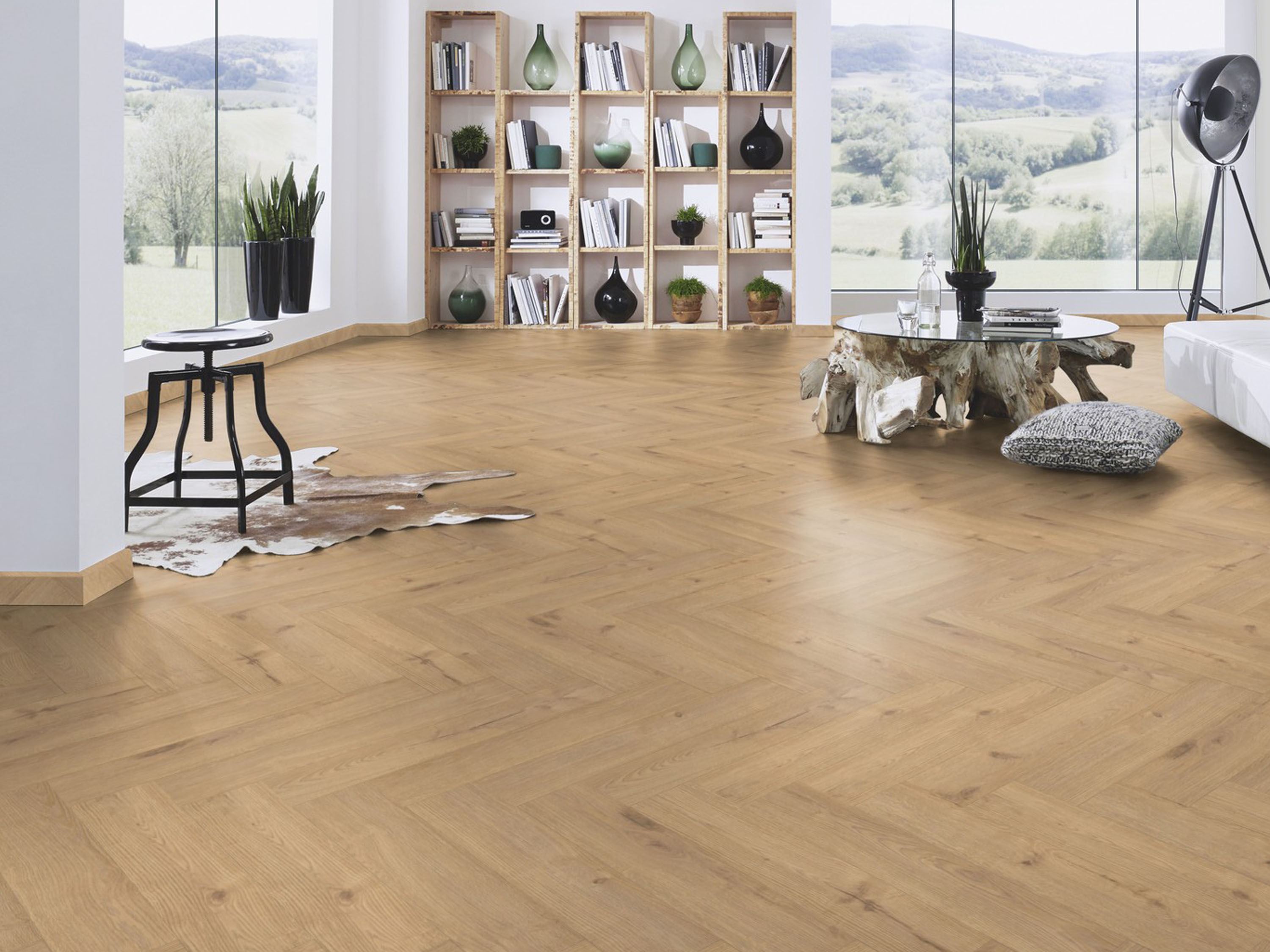 Laminatboden KronoOriginal® Herringbone - Sundance Oak K326 - 8 mm Stark - Fischgrät-Laminat Laminatboden KronoOriginal® Herringbone - Sundance Oak K326 - 8 mm Stark - Fischgrät-Laminat