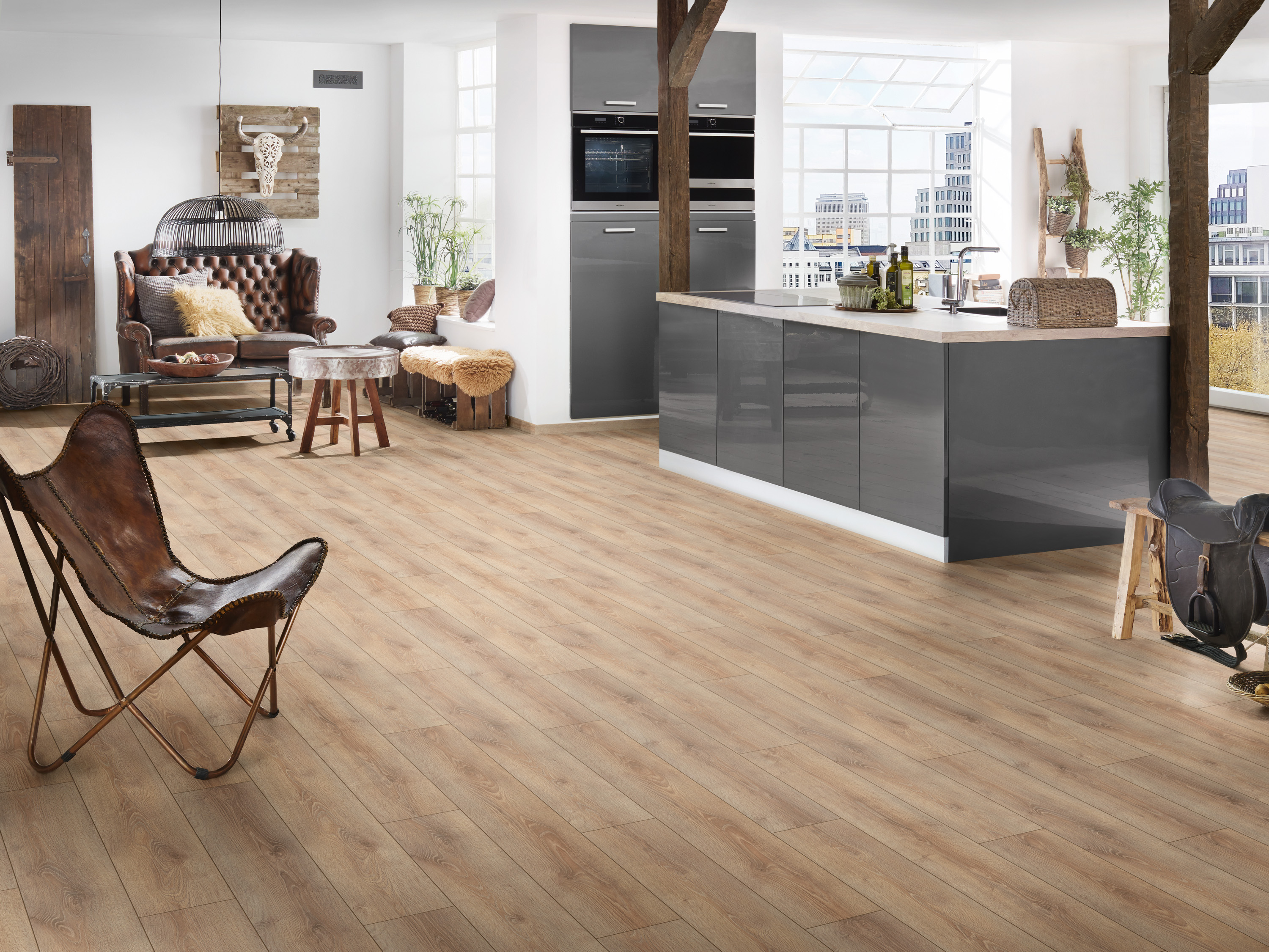 Laminatboden Clearwater Oak K057 (SU) Super Natural Classic by Krono Original, Stärke: 8 mm Laminatboden Clearwater Oak K057 (SU) Super Natural Classic by Krono Original, Stärke: 8 mm