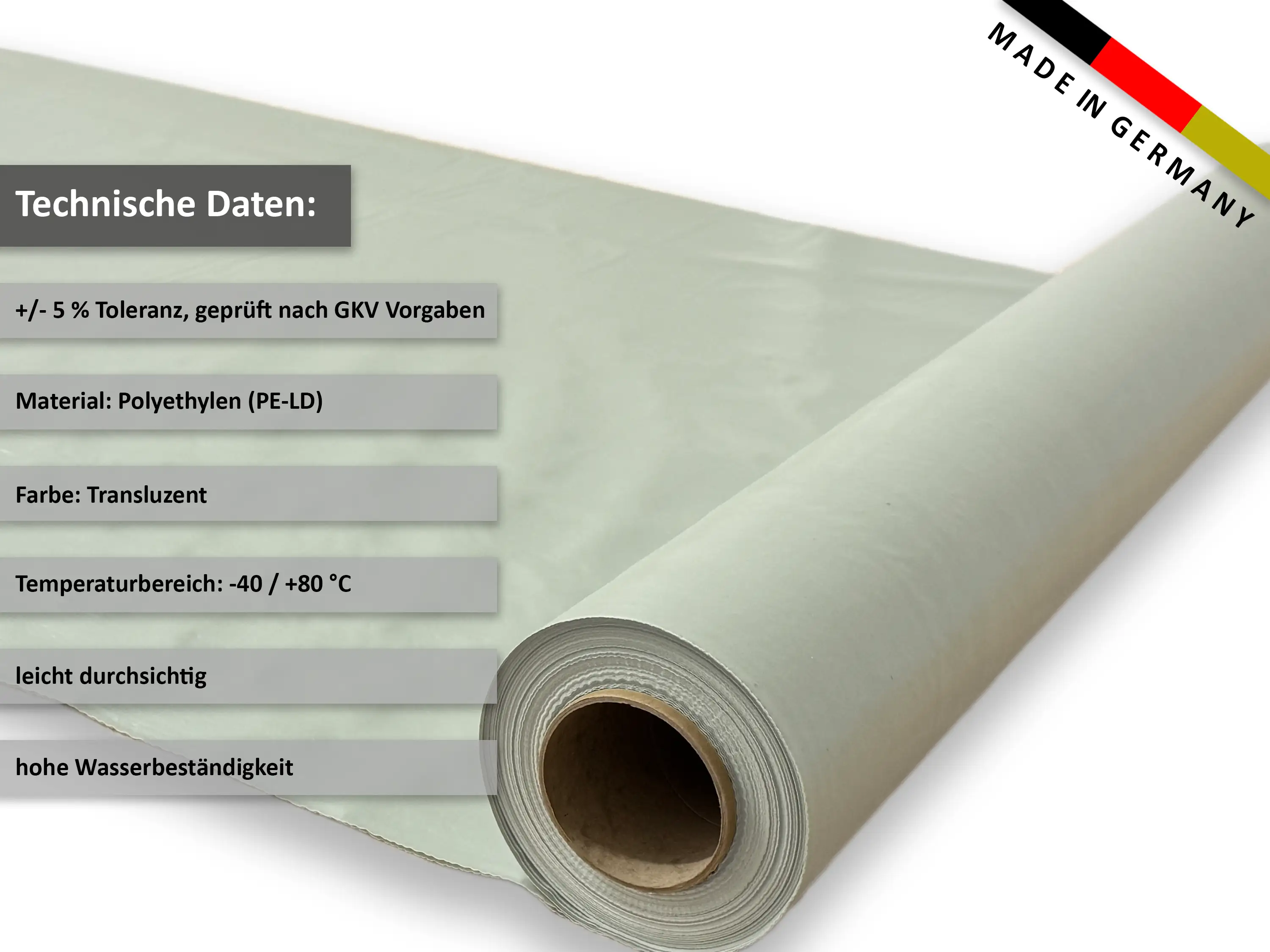 uficell® PE-Baufolie, Abdeckfolie, Estrichfolie - transluzent 120my uficell® PE-Baufolie, Abdeckfolie, Estrichfolie - transluzent 120my