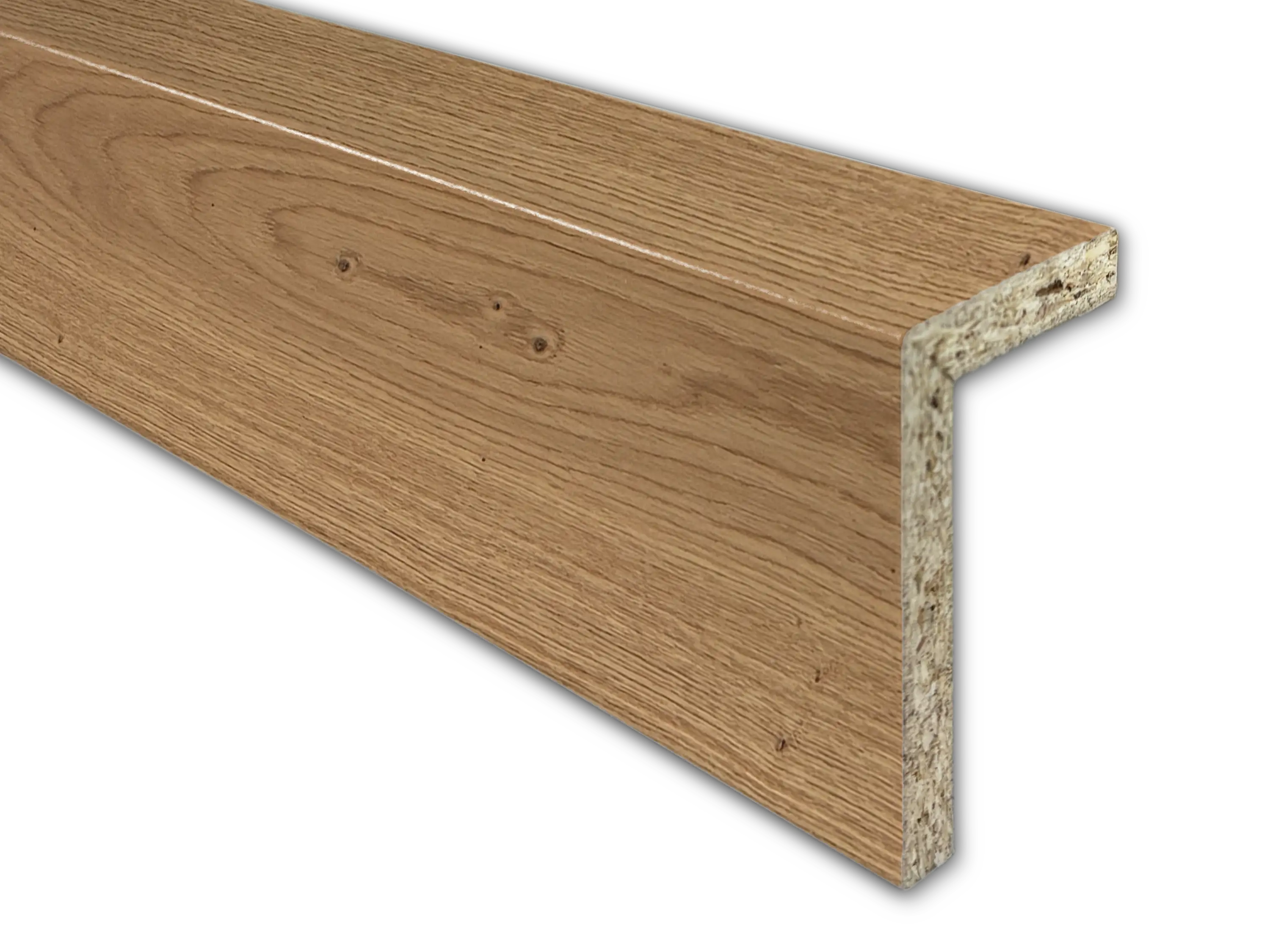 Sockelleiste Abdeckleiste für Heizrohr CUBE, Eiche, 44 x 77 mm Sockelleiste Abdeckleiste für Heizrohr CUBE, Eiche, 44 x 77 mm