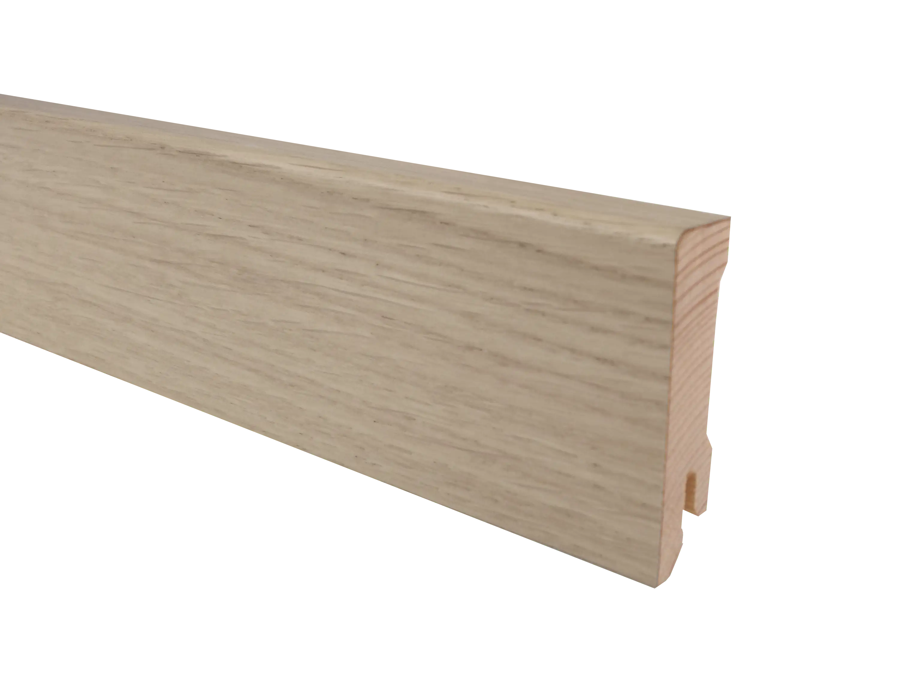 Parkettleiste Eiche Rustikal RUBIO R311 Havanna, Holz Sockelleiste, furniert, Format: 16 x 58 mm, geölt