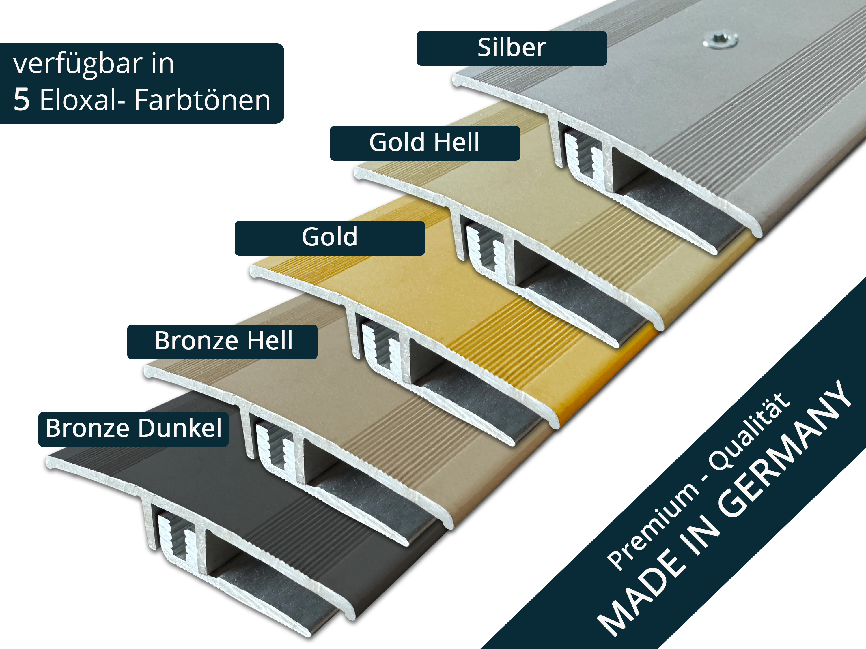 ufitec® TPL Profi smart Übergangsprofil / Dehnungsfuge für Belagshöhen von 5-9 mm, Breite: 45 mm ufitec® TPL Profi smart Übergangsprofil / Dehnungsfuge für Belagshöhen von 5-9 mm, Breite: 45 mm