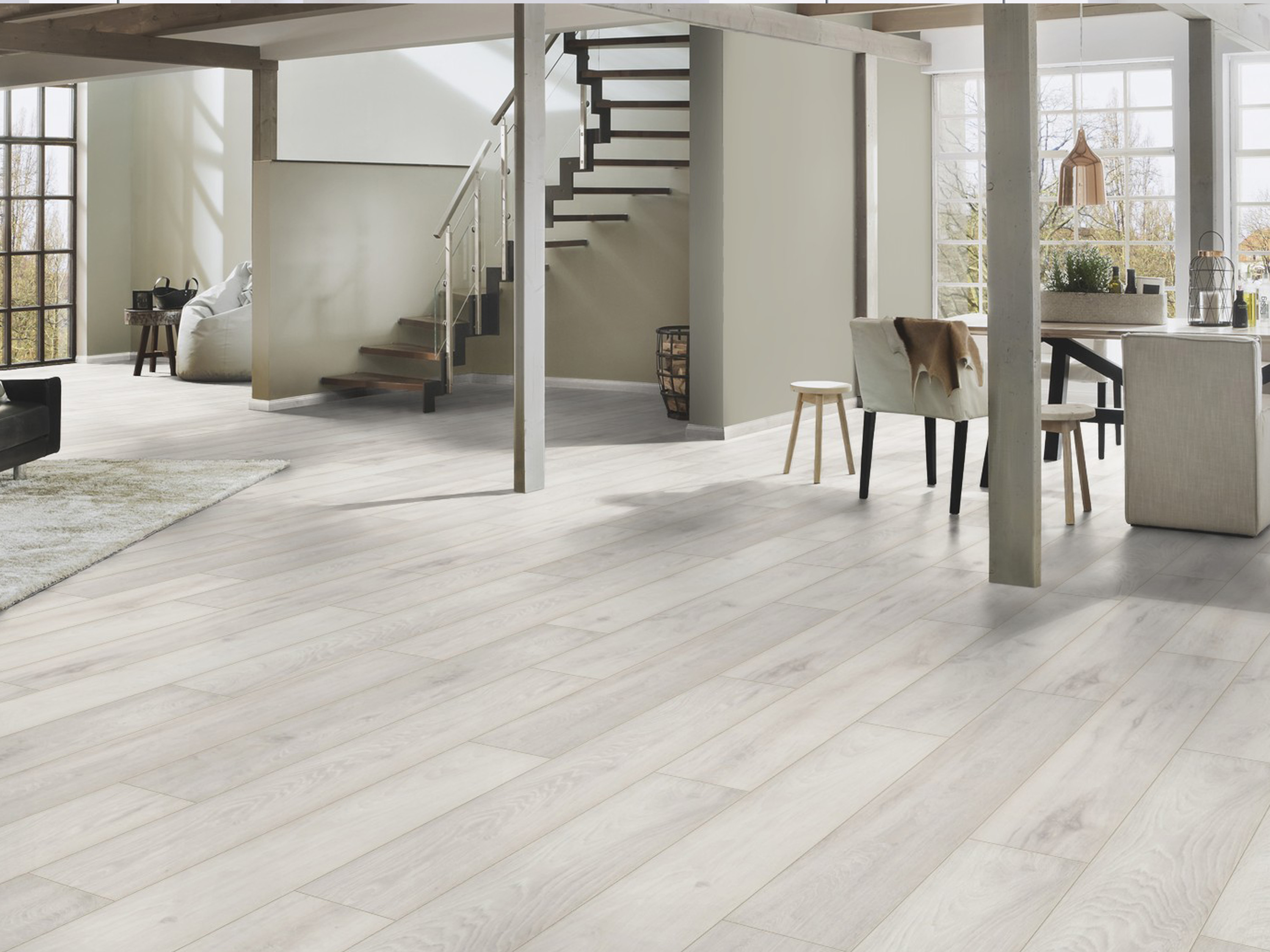 Laminatboden KronoOriginal® Atlantic 12 - Iceberg Oak K336 - 12 mm - MO.RE! Moisture resistant Laminatboden KronoOriginal® Atlantic 12 - Iceberg Oak K336 - 12 mm - MO.RE! Moisture resistant