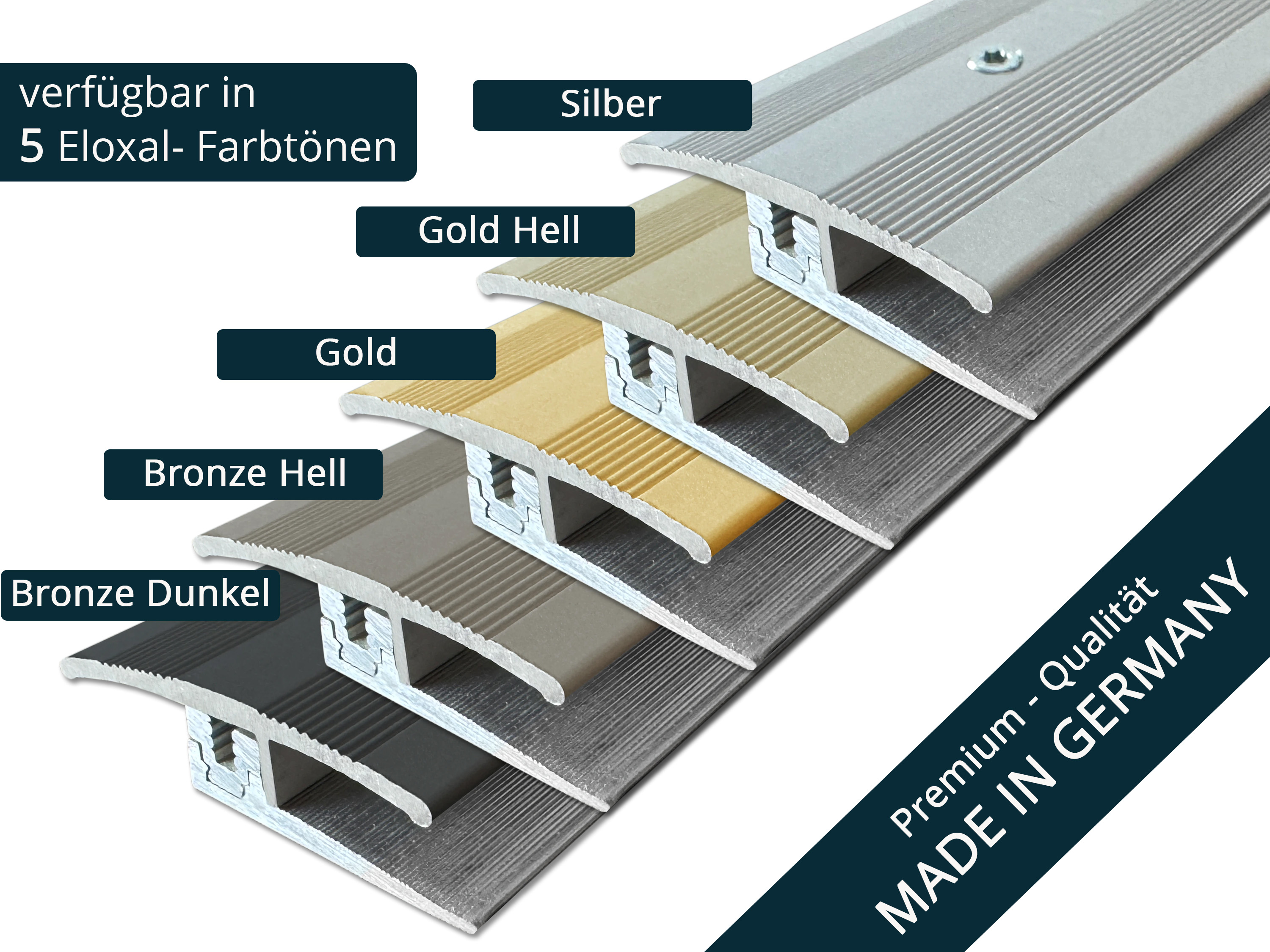 ufitec® TPL smart FLEX Übergangsprofil / Höhenanpassung für Belagshöhen von 5-9 mm ufitec® TPL smart FLEX Übergangsprofil / Höhenanpassung für Belagshöhen von 5-9 mm