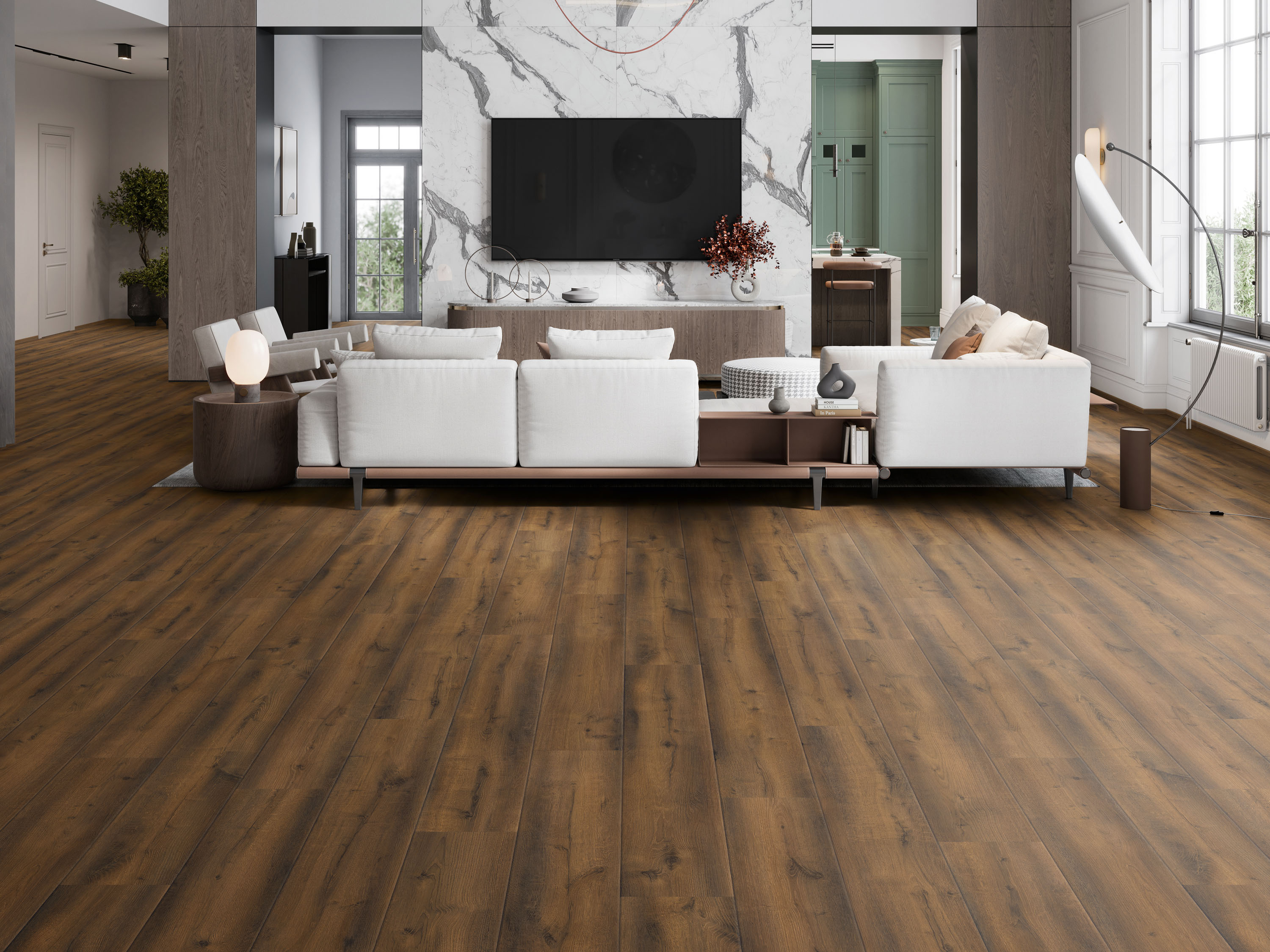 Furnierparkett Oak Roast O352 Organic Veneer Parquet mit MO.RE! von KronoOriginal® Furnierparkett Oak Roast O352 Organic Veneer Parquet mit MO.RE! von KronoOriginal®