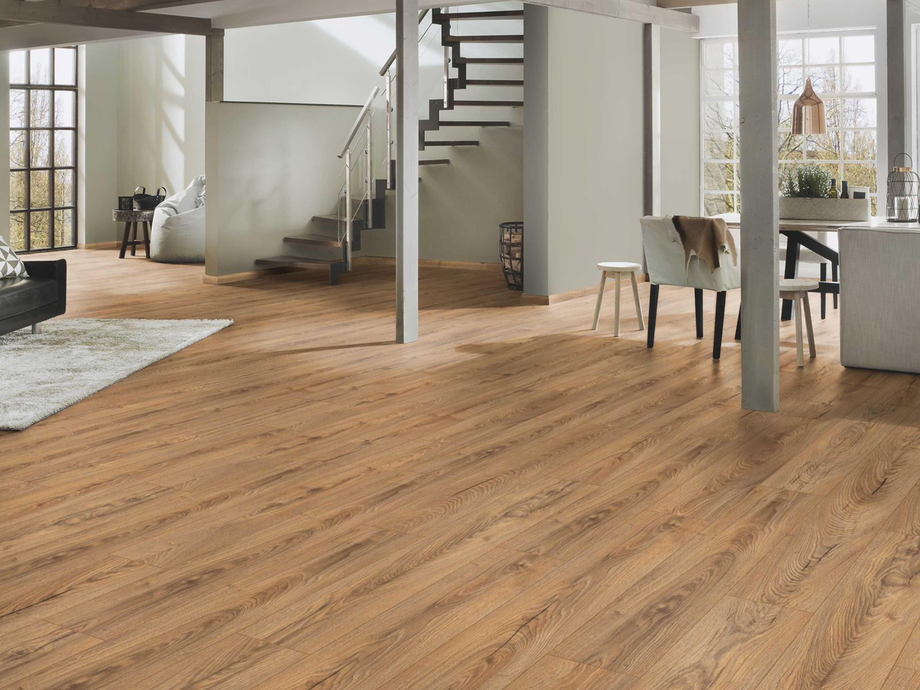 Laminatboden KronoOriginal® Atlantic 12 - Inca Carpenter Oak K476 - 12 mm - MO.RE! Moisture resistant Laminatboden KronoOriginal® Atlantic 12 - Inca Carpenter Oak K476 - 12 mm - MO.RE! Moisture resistant