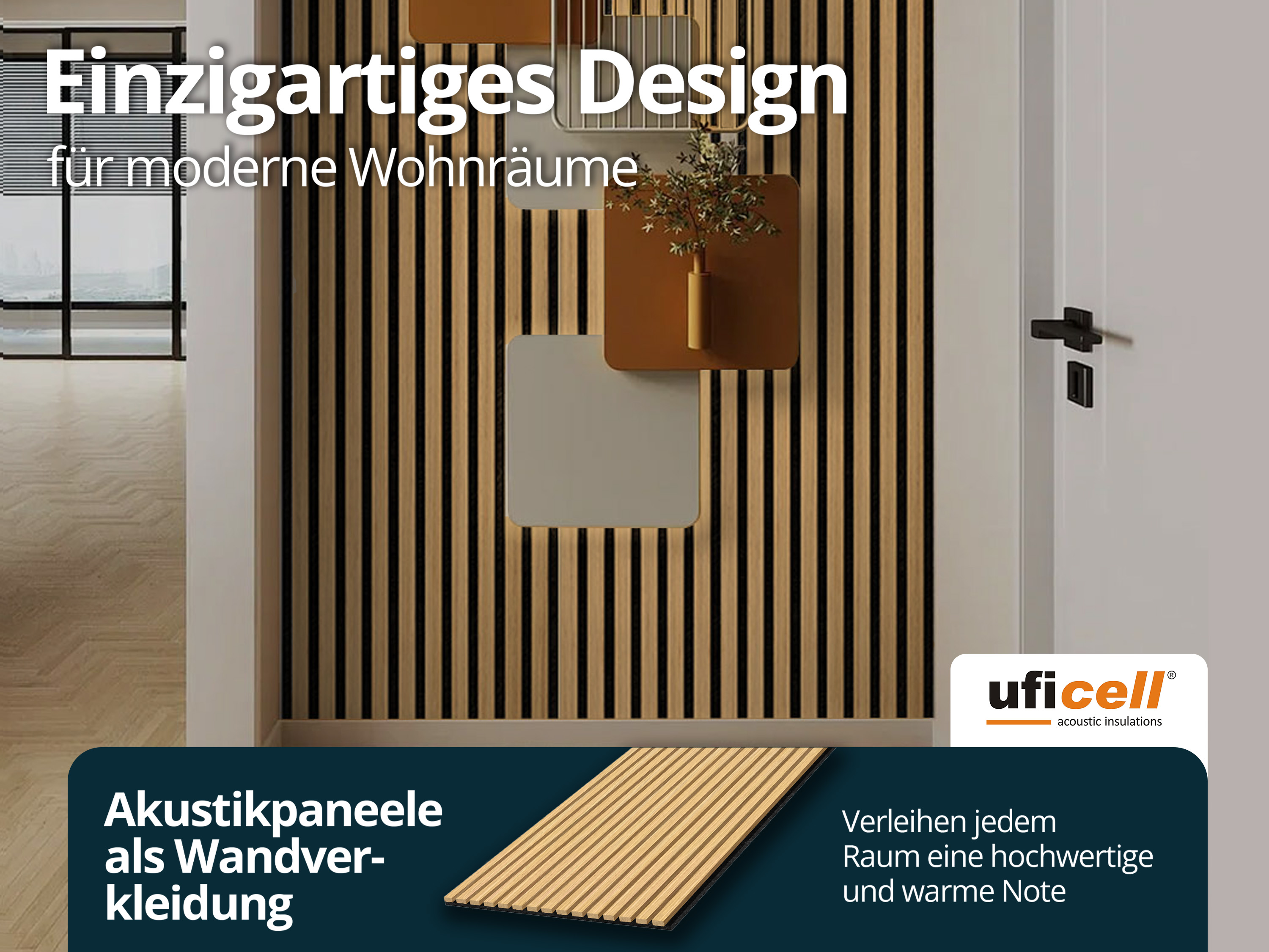 Akustikpaneele Wandpaneel Eiche Natur 27 mm Lamellen Filz Schwarz, Oberfläche: Echtholz mehrere Formate Akustikpaneele Wandpaneel Eiche Natur 27 mm Lamellen Filz Schwarz, Oberfläche: Echtholz mehrere Formate