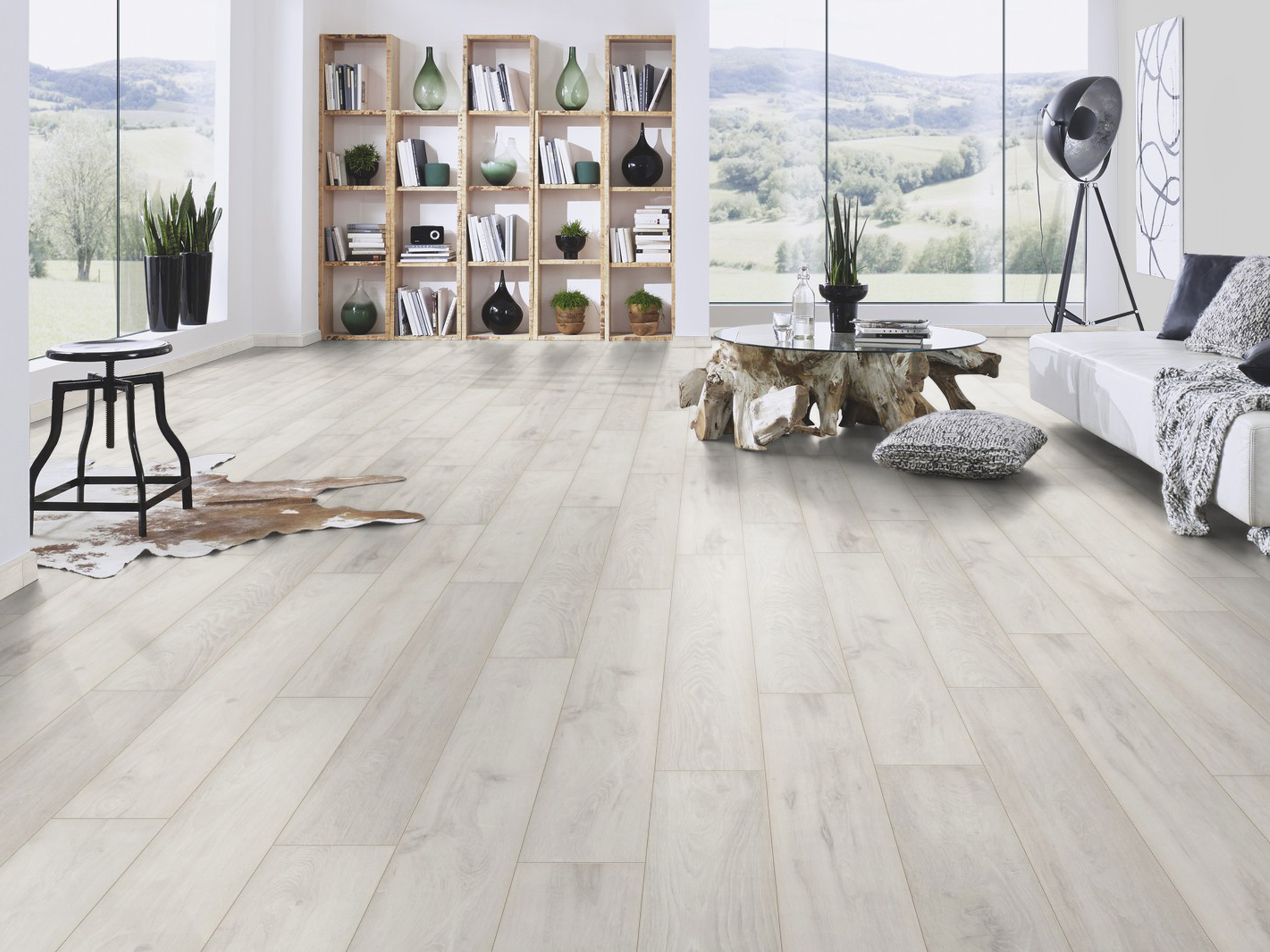 Laminatboden KronoOriginal® Atlantic 12 - Iceberg Oak K336 - 12 mm - MO.RE! Moisture resistant Laminatboden KronoOriginal® Atlantic 12 - Iceberg Oak K336 - 12 mm - MO.RE! Moisture resistant