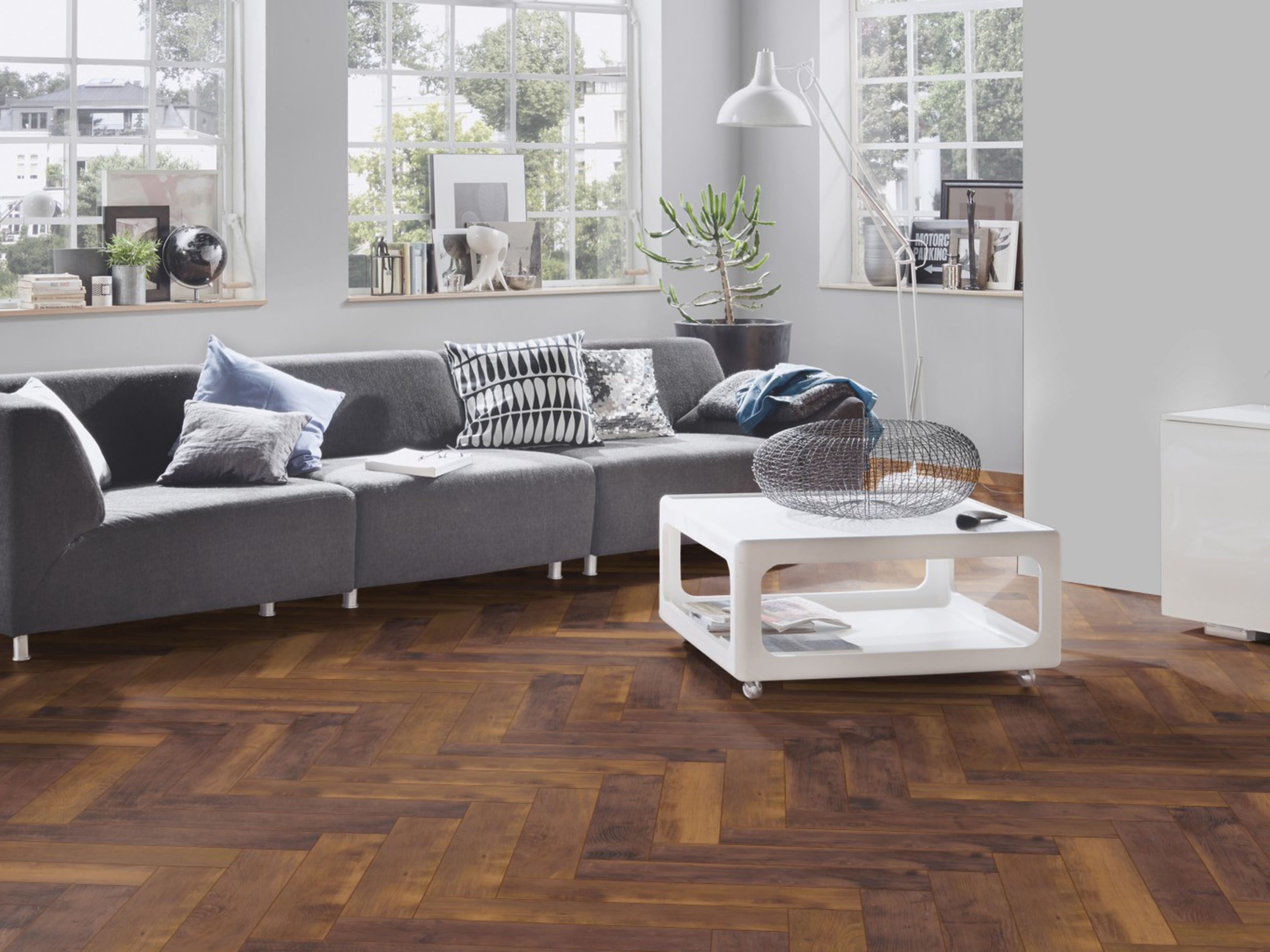 Laminatboden KronoOriginal® Herringbone - Laguna Oak K411 - 8 mm Stark - Fischgrät-Laminat Laminatboden KronoOriginal® Herringbone - Laguna Oak K411 - 8 mm Stark - Fischgrät-Laminat