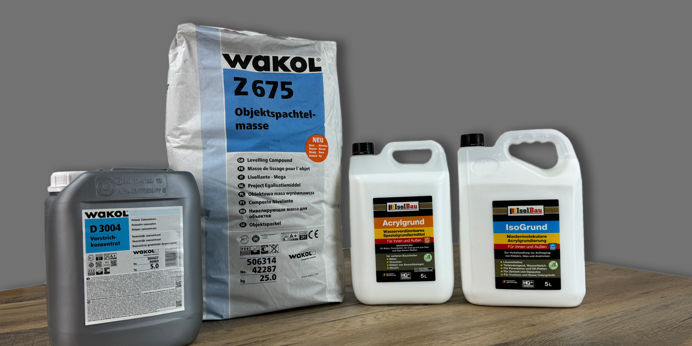 uficell® Tiefengrund, Spachtelmasse und Zubehör