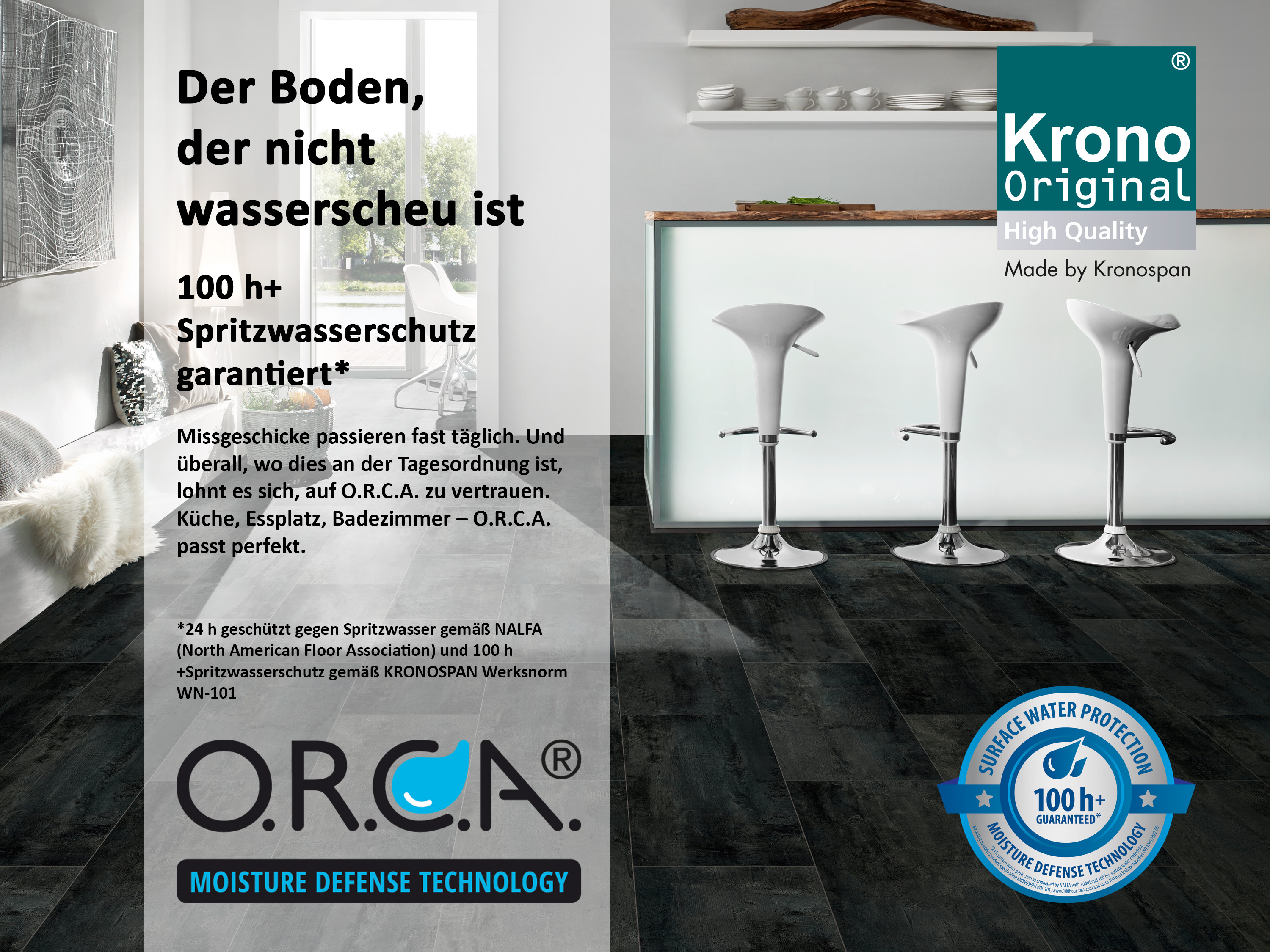 Brooklyn Dark K510 Organic Flex 7 mm mit O.R.C.A Technologie und integr. Trittschalldämmung KronoOriginal® Brooklyn Dark K510 Organic Flex 7 mm mit O.R.C.A Technologie und integr. Trittschalldämmung KronoOriginal®