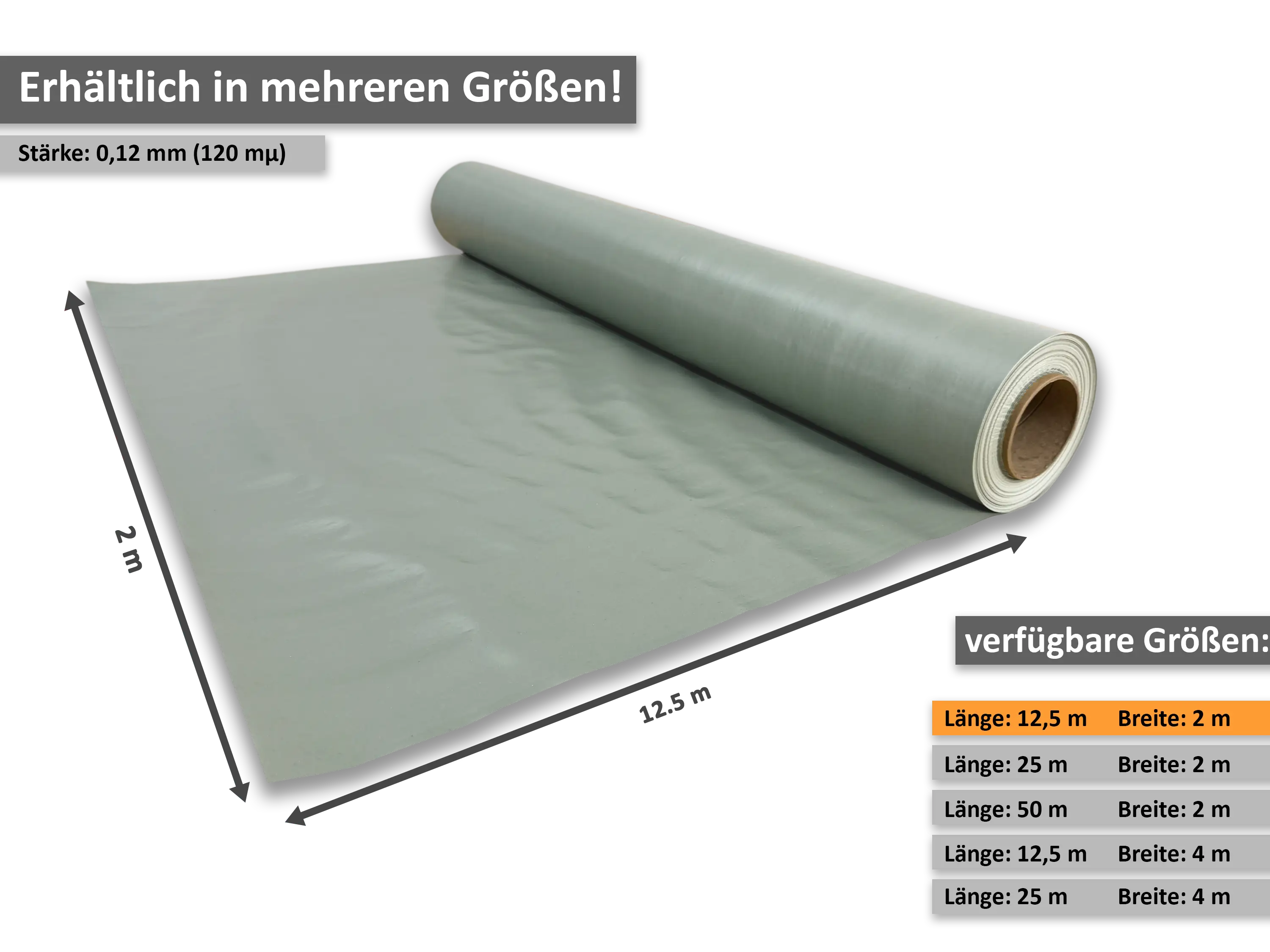 uficell® PE-Baufolie, Abdeckfolie, Estrichfolie - transluzent 120my uficell® PE-Baufolie, Abdeckfolie, Estrichfolie - transluzent 120my