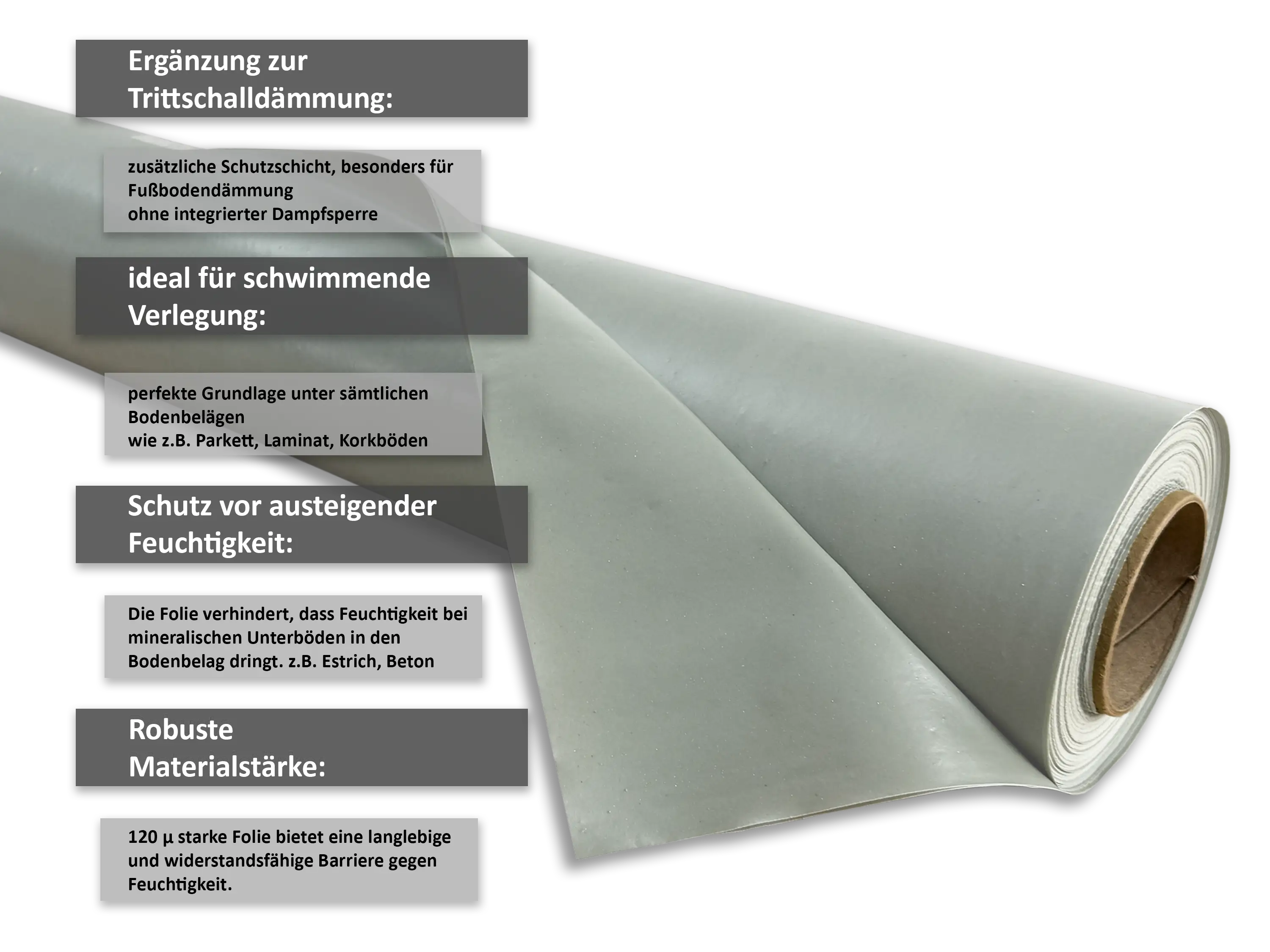 uficell® PE-Baufolie, Abdeckfolie, Estrichfolie - transluzent 120my uficell® PE-Baufolie, Abdeckfolie, Estrichfolie - transluzent 120my