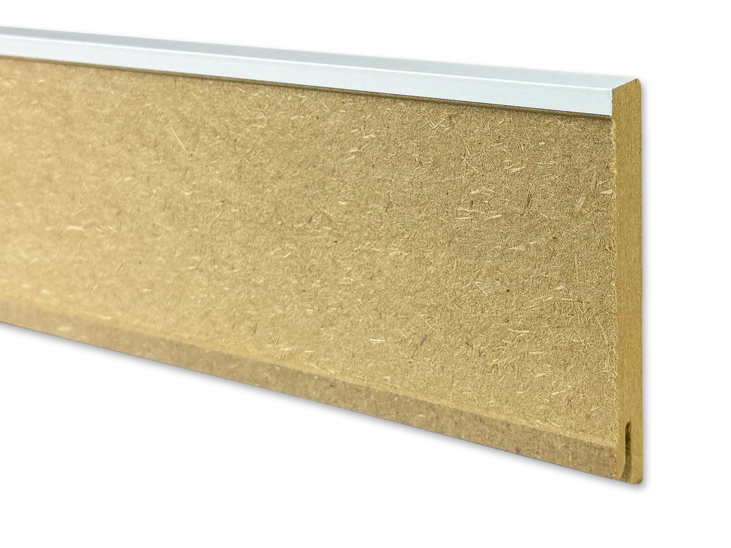 TRECOR® CUBE Sockelleiste, Fußleiste 16 x 100 mm in Weiß RAL 9016 - CLIPSTAR Fräsung TRECOR® CUBE Sockelleiste, Fußleiste 16 x 100 mm in Weiß RAL 9016 - CLIPSTAR Fräsung
