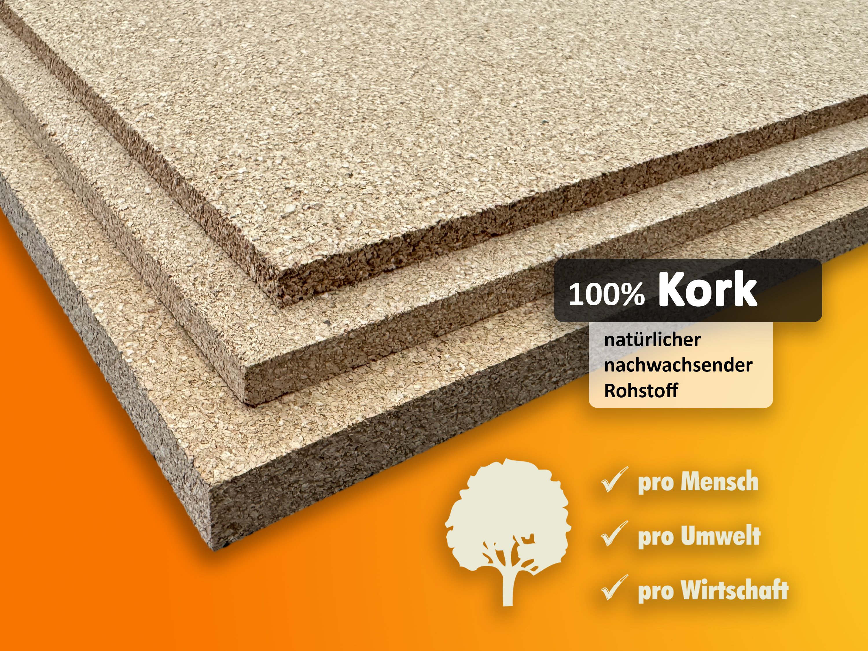 Pinnwand Korkplatten Superfein (beidseitig geschliffen) Format 900 x 600 mm Pinnwand Korkplatten Superfein (beidseitig geschliffen) Format 900 x 600 mm