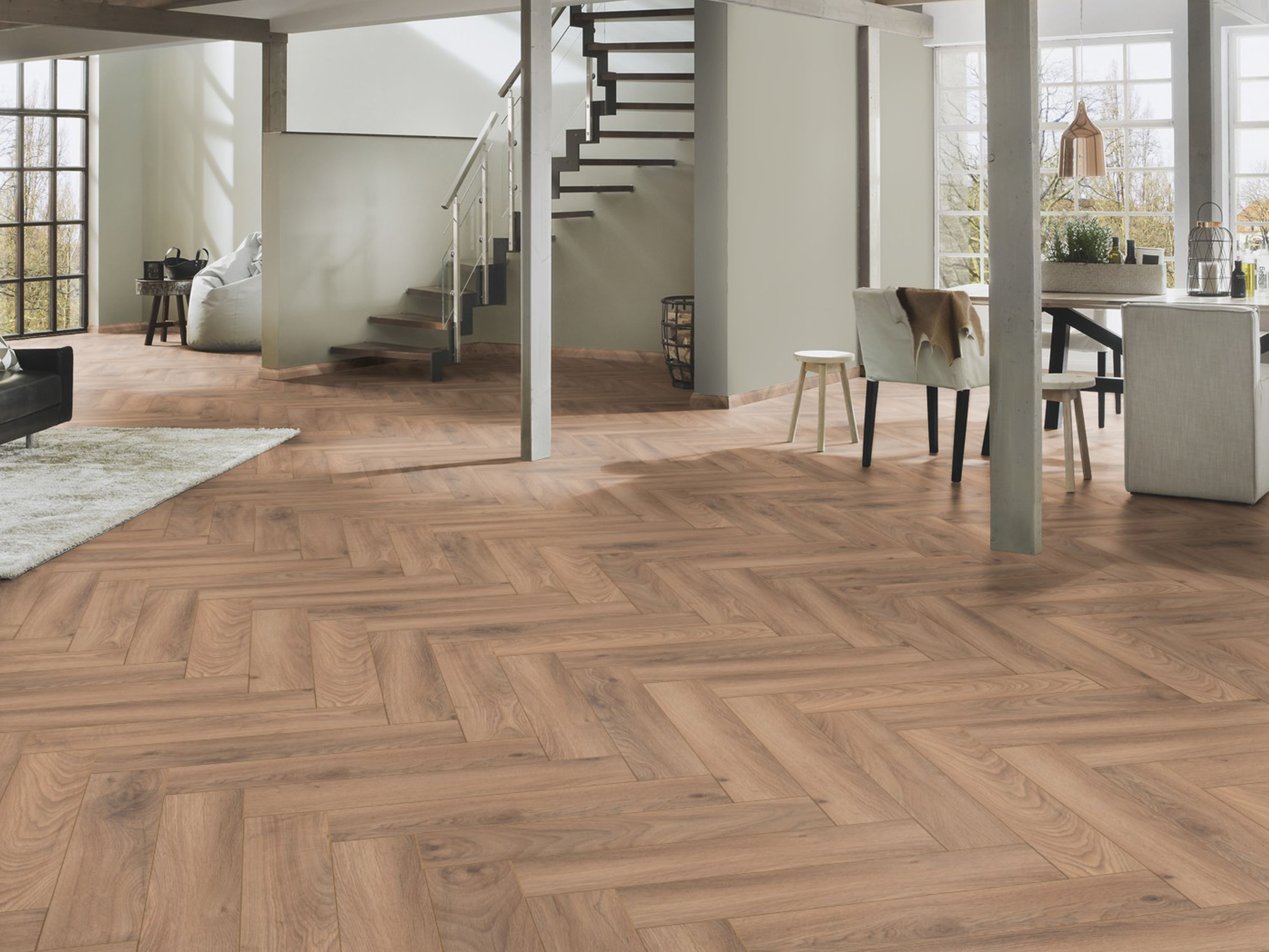 Laminatboden KronoOriginal® Herringbone - Historic Oak 5947 - 8 mm Stark - Fischgrät-Laminat Laminatboden KronoOriginal® Herringbone - Historic Oak 5947 - 8 mm Stark - Fischgrät-Laminat