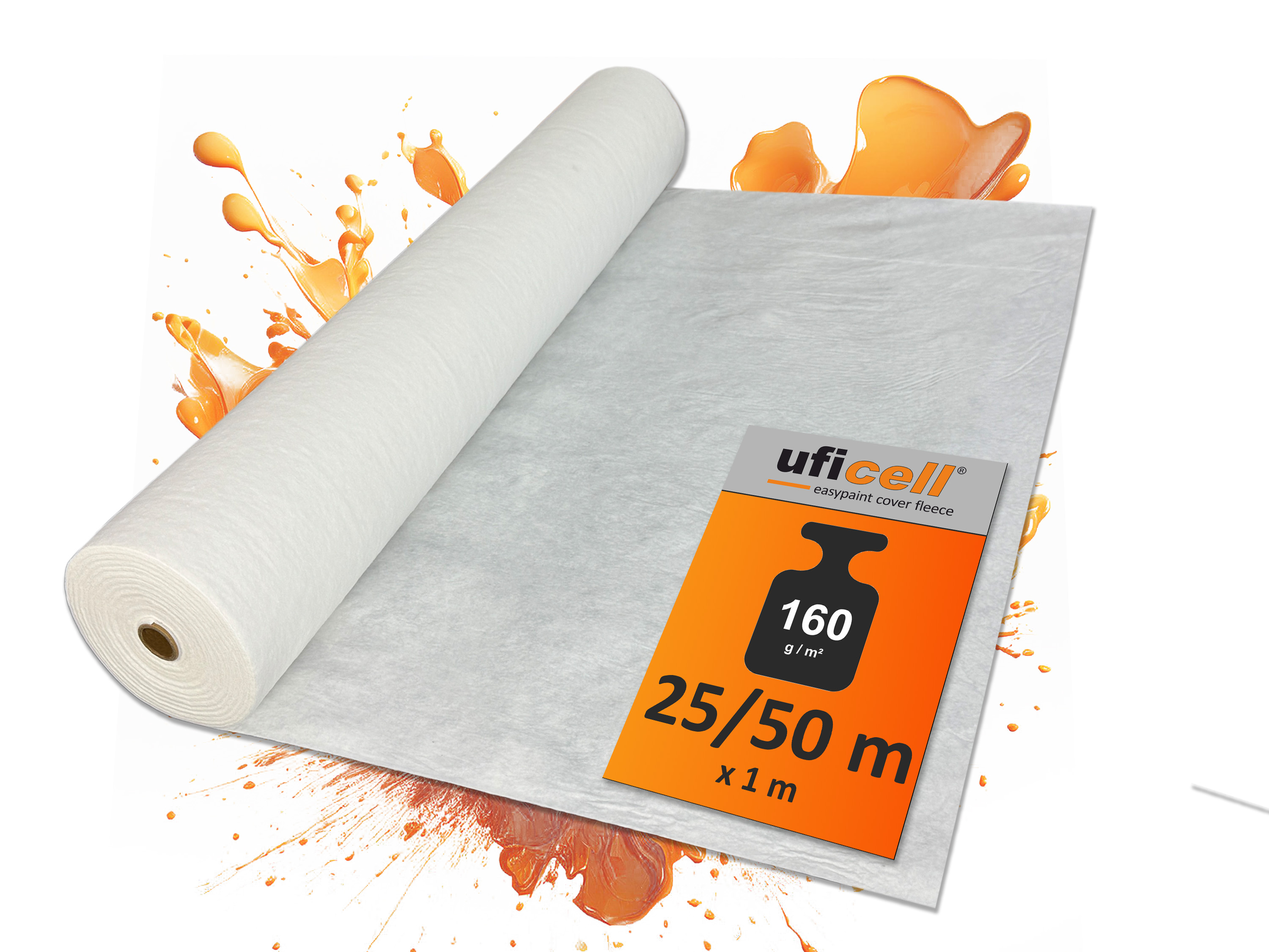 uficell® easyliner Malervlies premium Qualität, Schutzvlies, selbsthaftendes Abdeckvlies uficell® easyliner Malervlies premium Qualität, Schutzvlies, selbsthaftendes Abdeckvlies