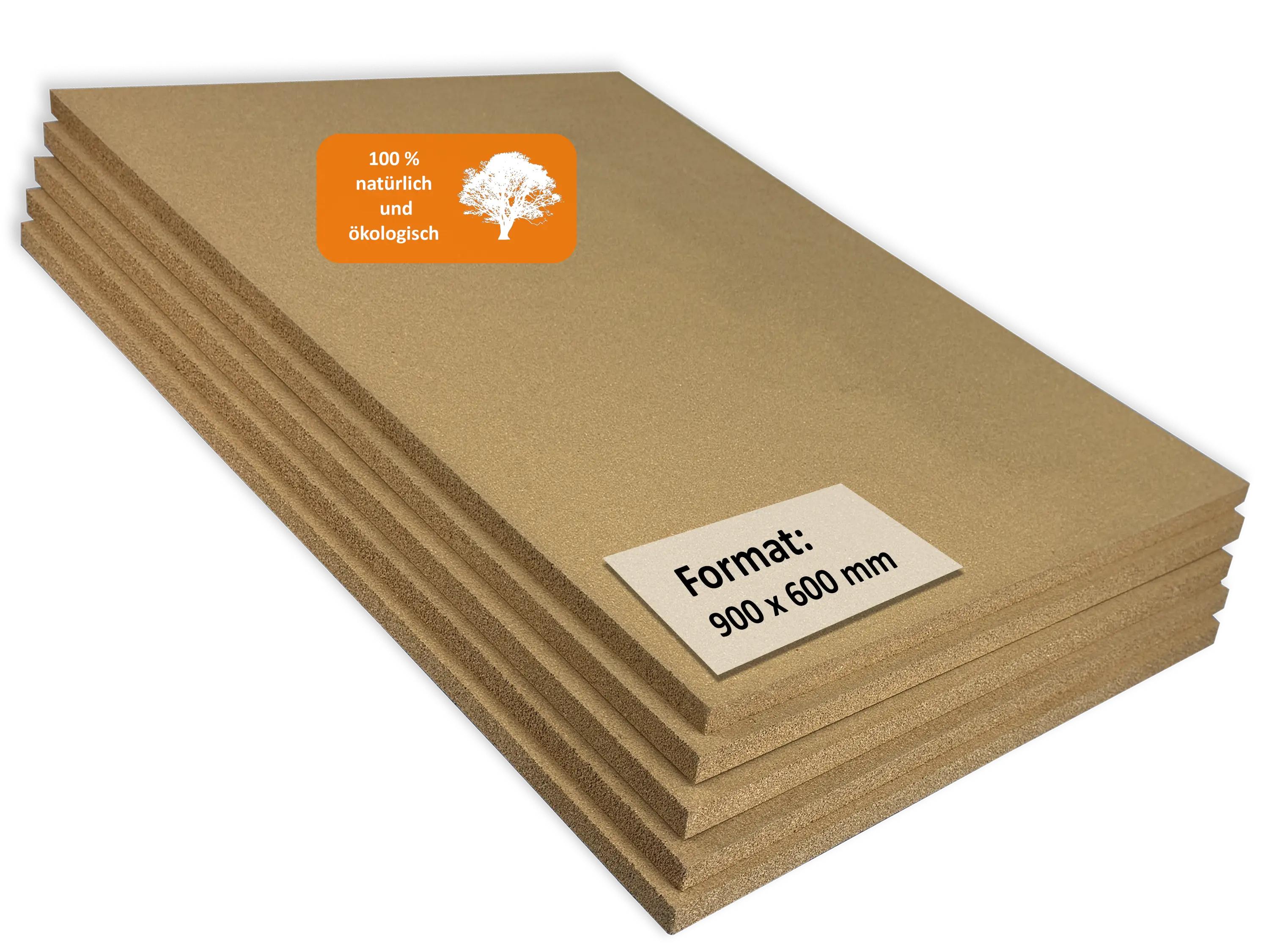 Pinnwand Korkplatten Superfein (beidseitig geschliffen) Format 900 x 600 mm Pinnwand Korkplatten Superfein (beidseitig geschliffen) Format 900 x 600 mm